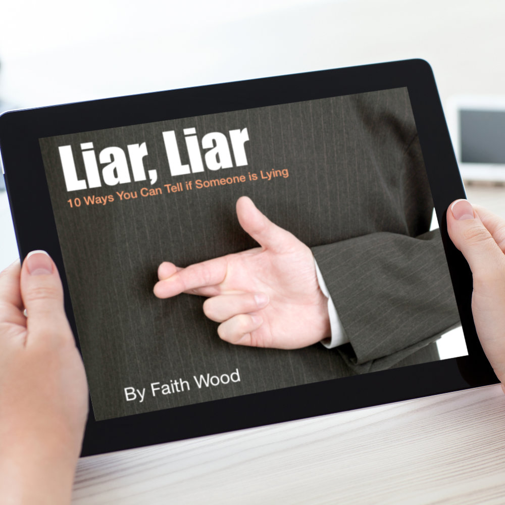 Unless you know the signs it’s hard to tell when someone is lying. And while nothing, not even a lie detector, can tell beyond a shadow of a doubt that someone is lying, you can get a pretty good idea about who is telling the truth if you know what to look for. This free ebook outlines the most basic and obvious signs that indicate deception.