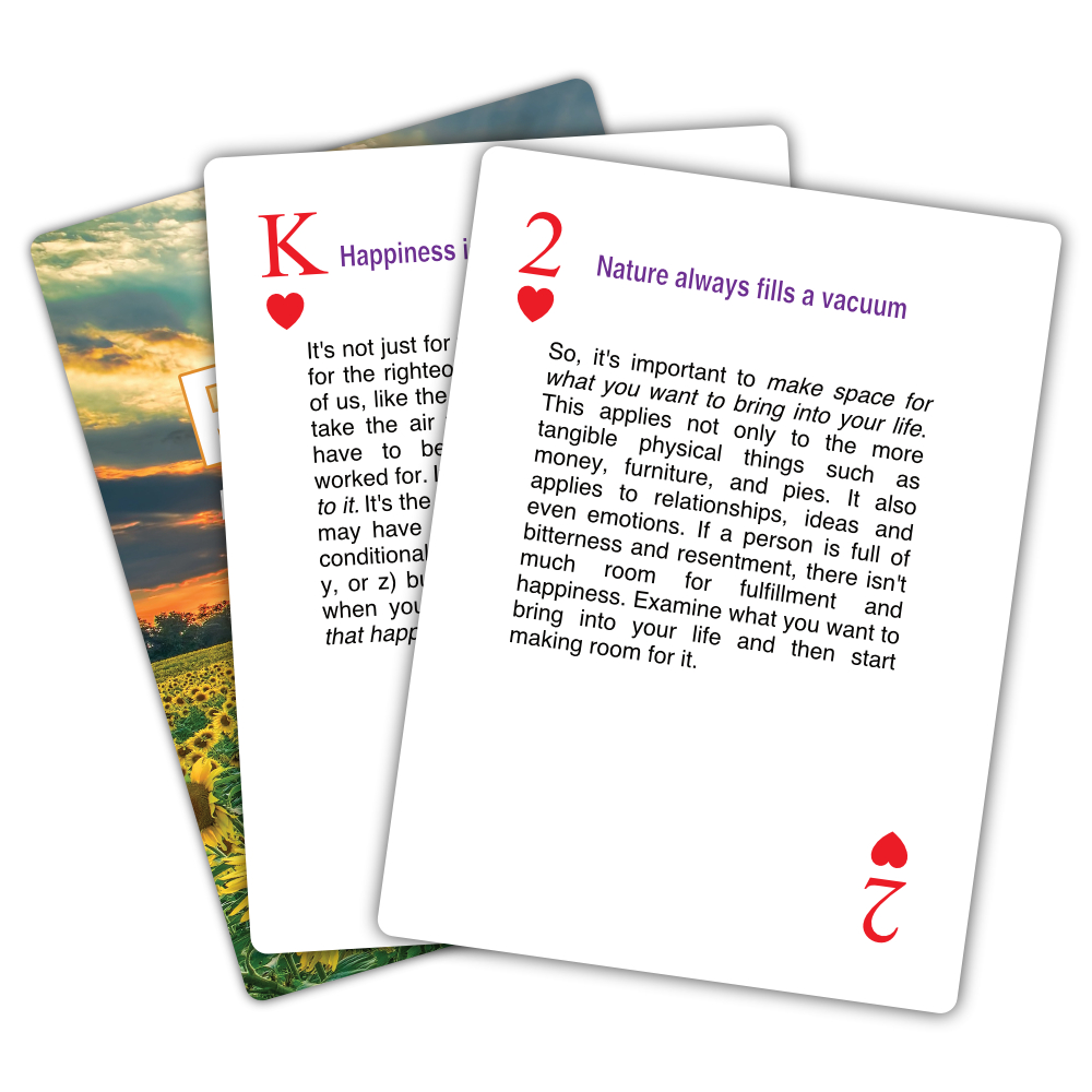 Rapid Mood Boosters - Playing Cards